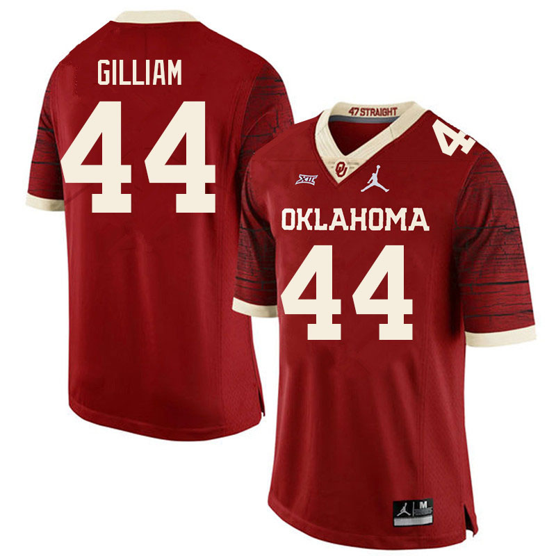 Oklahoma Sooners #44 Kelvin Gilliam College Football Jerseys Sale-Retro